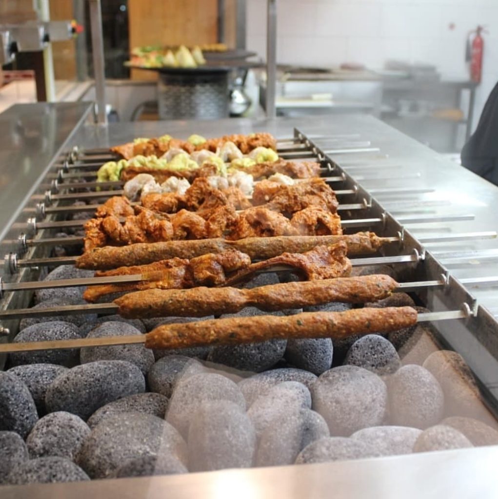 The seekh kebabs at Sthan